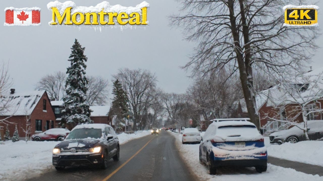 Exploring a Snow-Covered Neighborhood❄️| Verdun, Montreal Canada