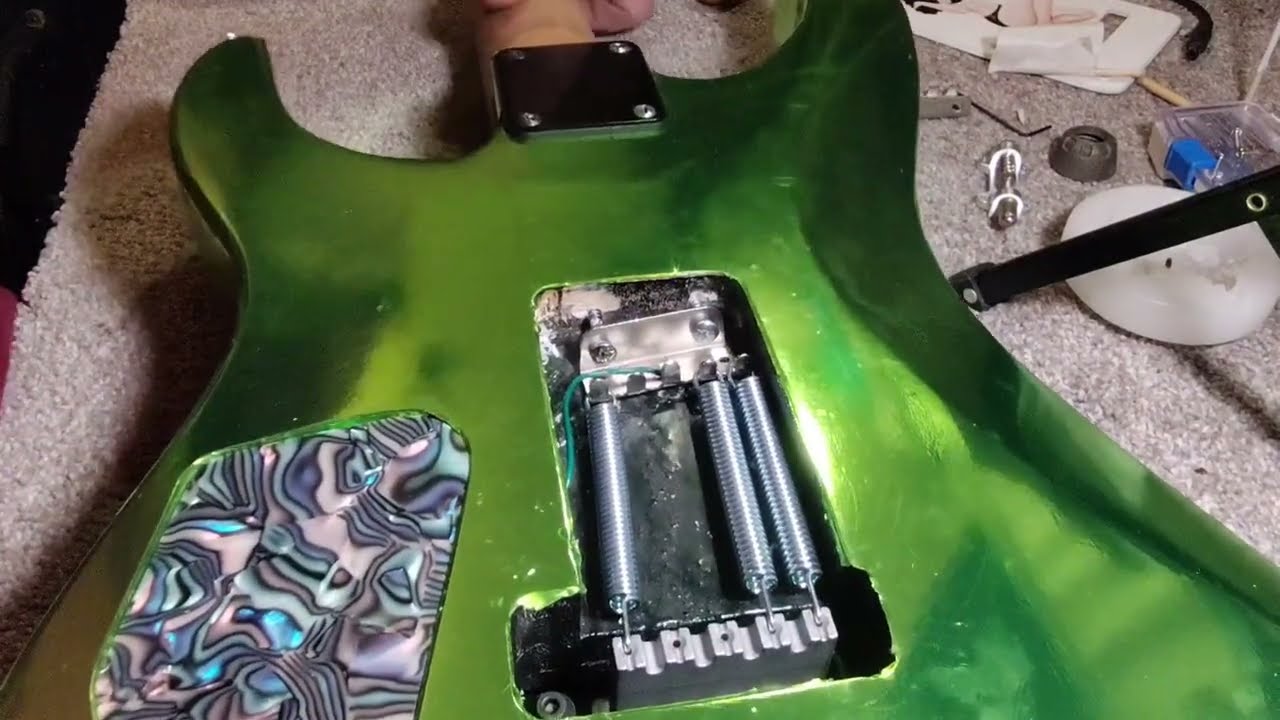I failed to balance this generic Floyd  Rose tremolo