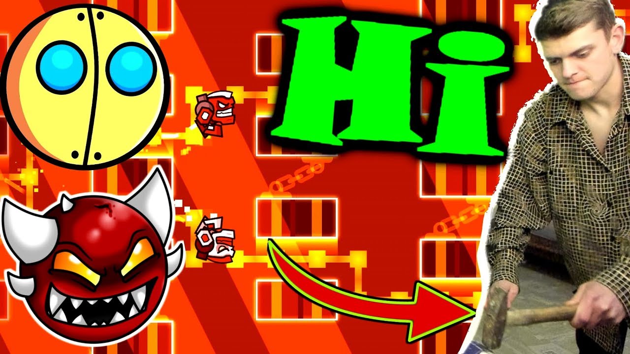 Лучше бы я не проходил этот легендарный демон... Geometry Dash [129] Hi
