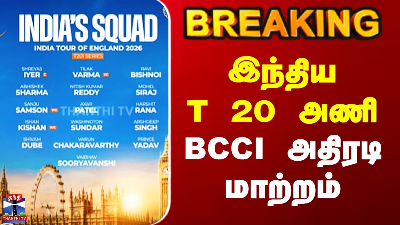 Indian T 20 Team | இந்திய T 20 அணி - BCCI அதிரடி மாற்றம்