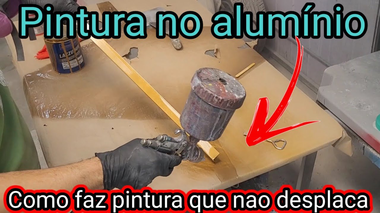 COMO fazer PINTURA no alumínio para não descascar/ DICA DE MILHÕES