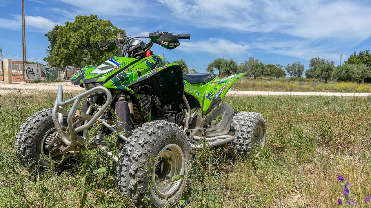 COMPREI UMA MOTO 4 ?! QUE SHOW HONDA TRX 450 2006