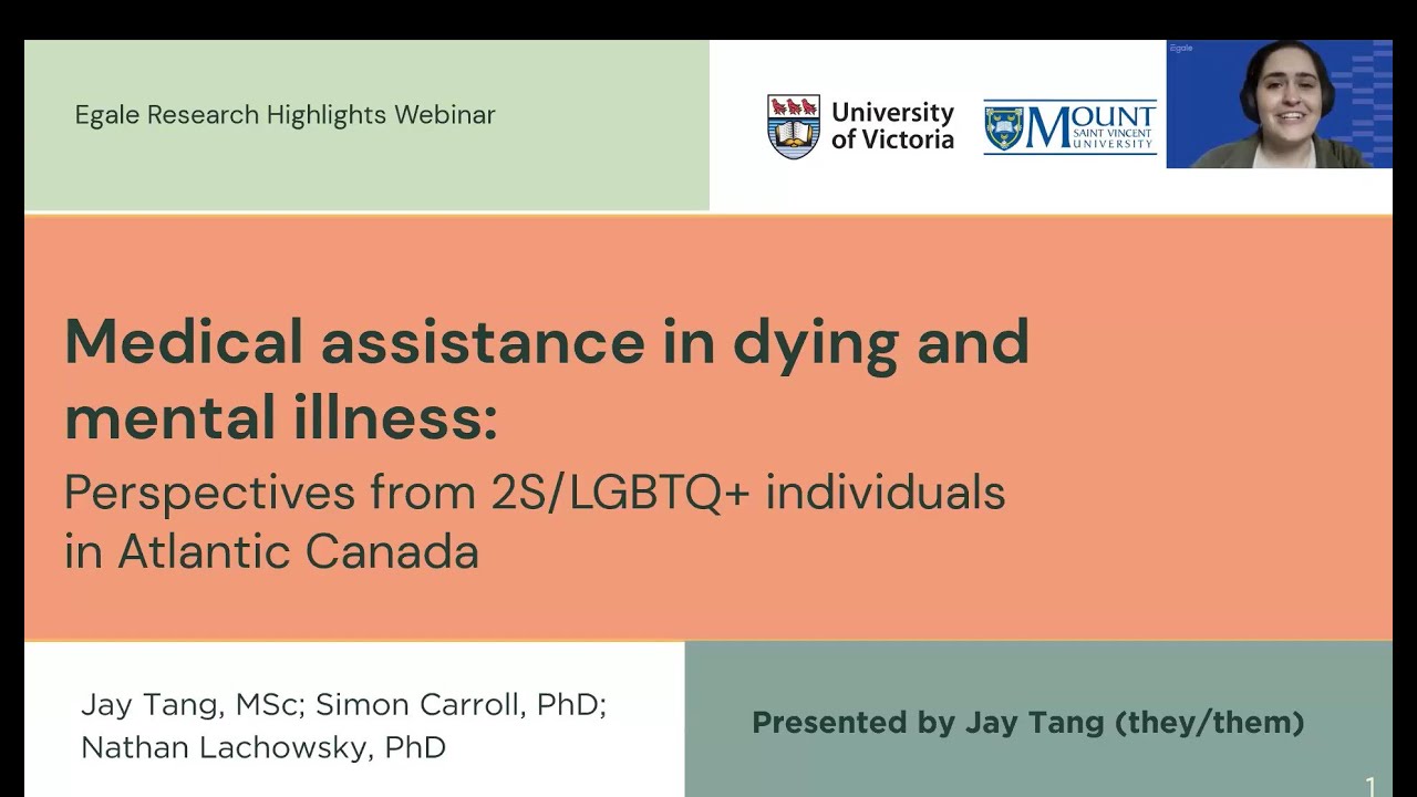 Research Highlights: 2SLGBTQI Attitudes of Medical Assistance in Dying and Mental Illness