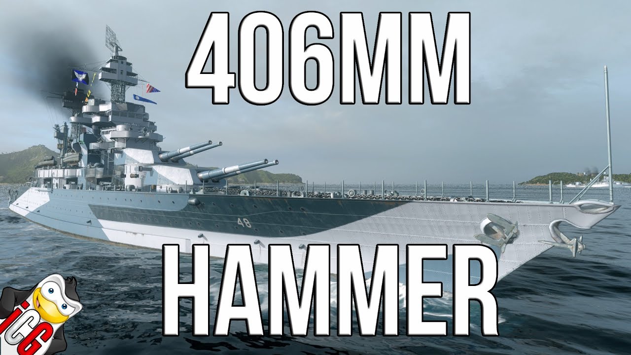 World of Warships - West Virginia 1941 - 406mm Hammer