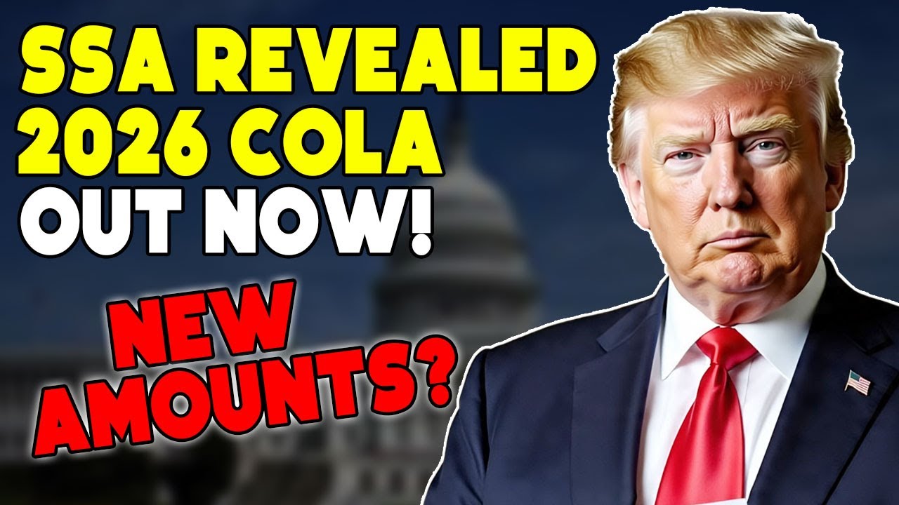 📢 BREAKING: 📈SSA Releases 2026 COLA Update! 💵 OUT NOW 💹 NEW CHECK AMOUNTS REVEALED!