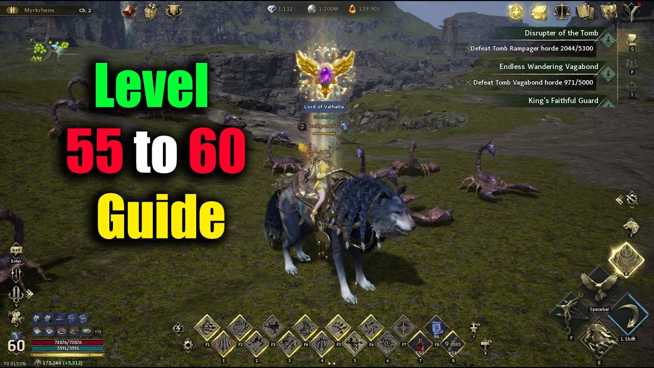 Руководство по игре Legend of Ymir для уровней 55-60