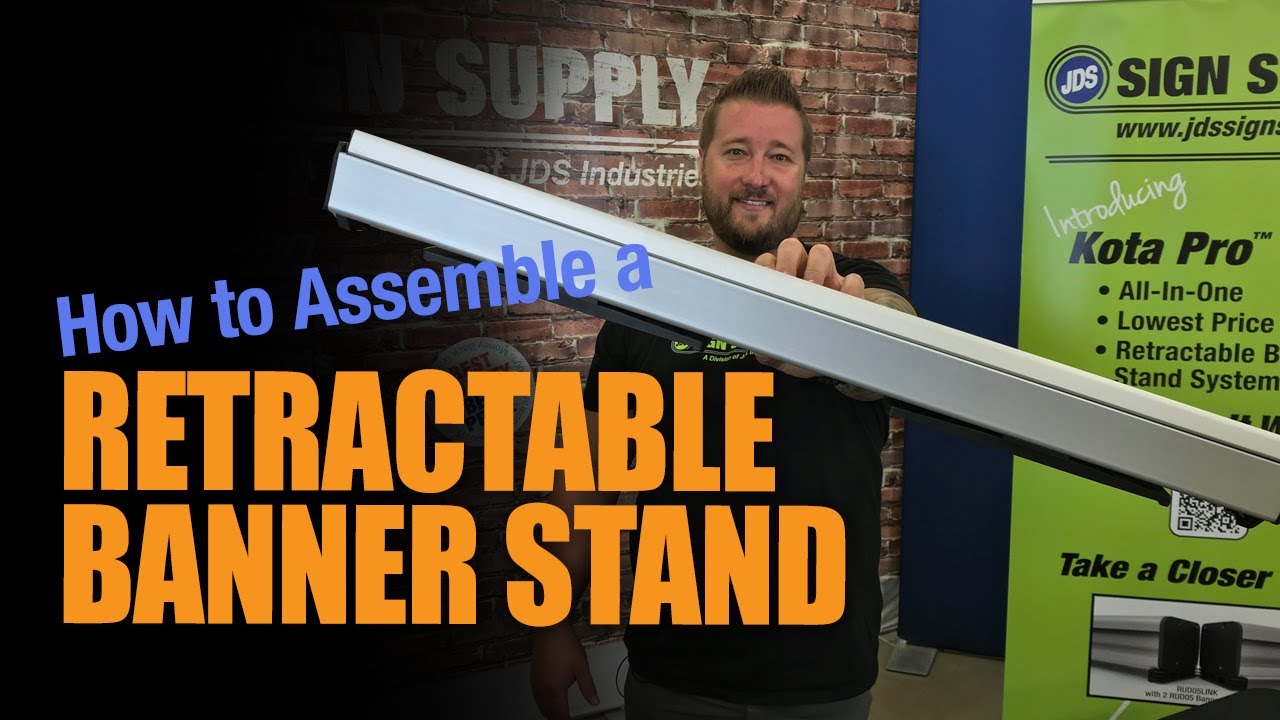 How to Assemble a Retractable Banner Stand