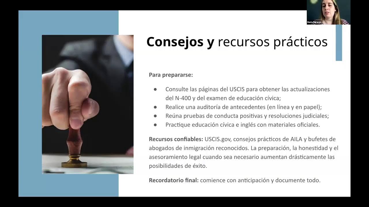 Cambios en la naturalización y qué esperar en una entrevista