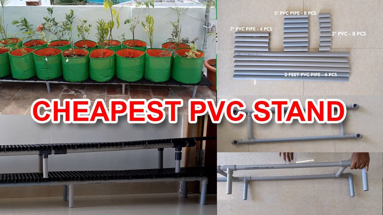 Terrace garden Pvc Stand Making #maadithottam #stand #tamil #pvcstand