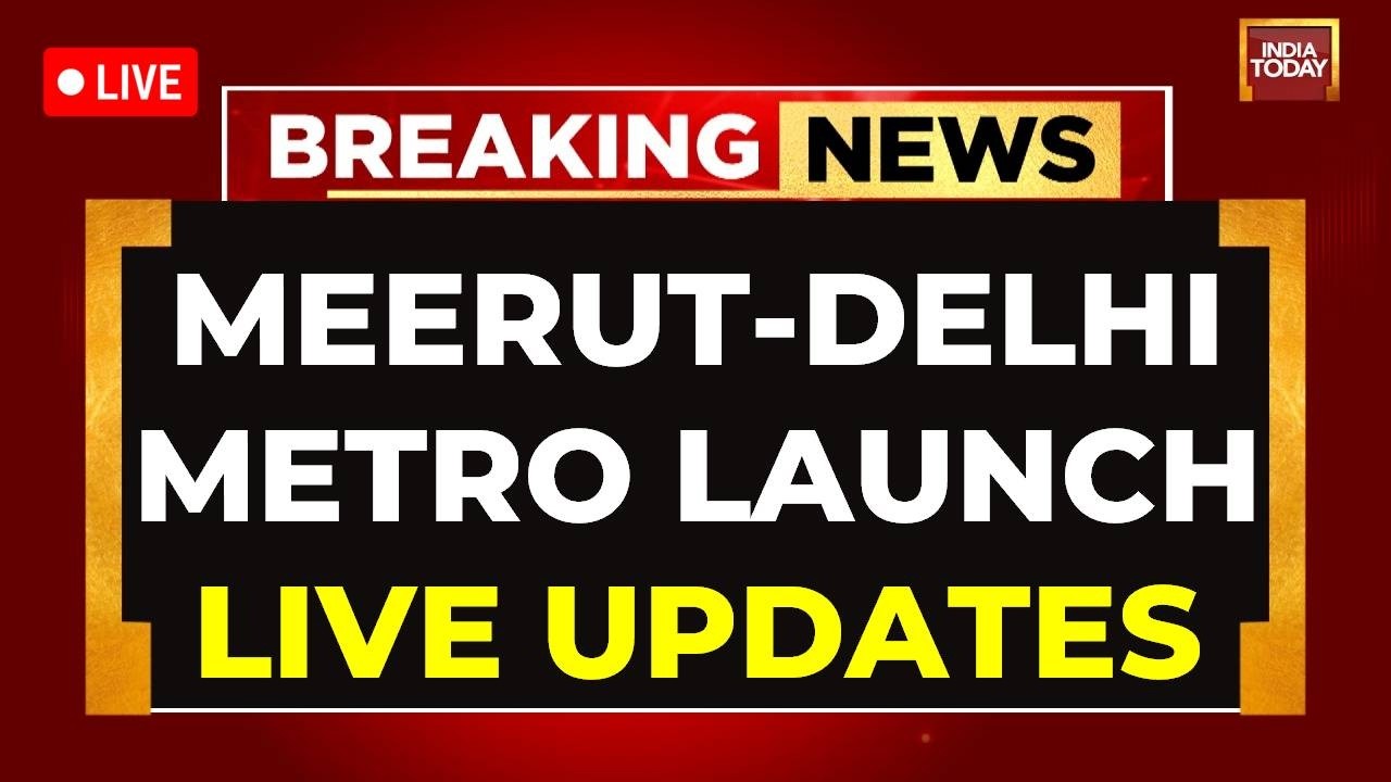 PM Modi LIVE: Rs 12,930 Crore NCR Boost As PM Flags-Off Meerut Metro & RRTS | PM Modi News | LIVE