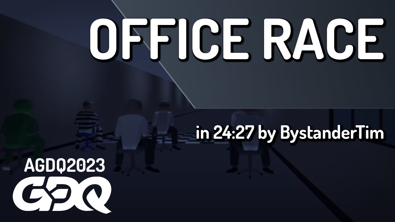 Office Race by BystanderTim in 24:27 - Awesome Games Done Quick 2023