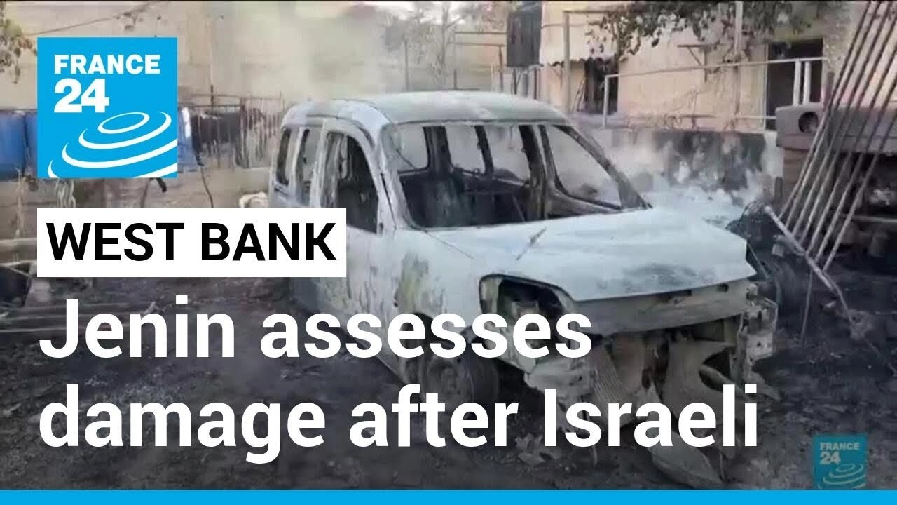 Jenin residents assess damage after deadly Israeli raid &bull; FRANCE 24 English