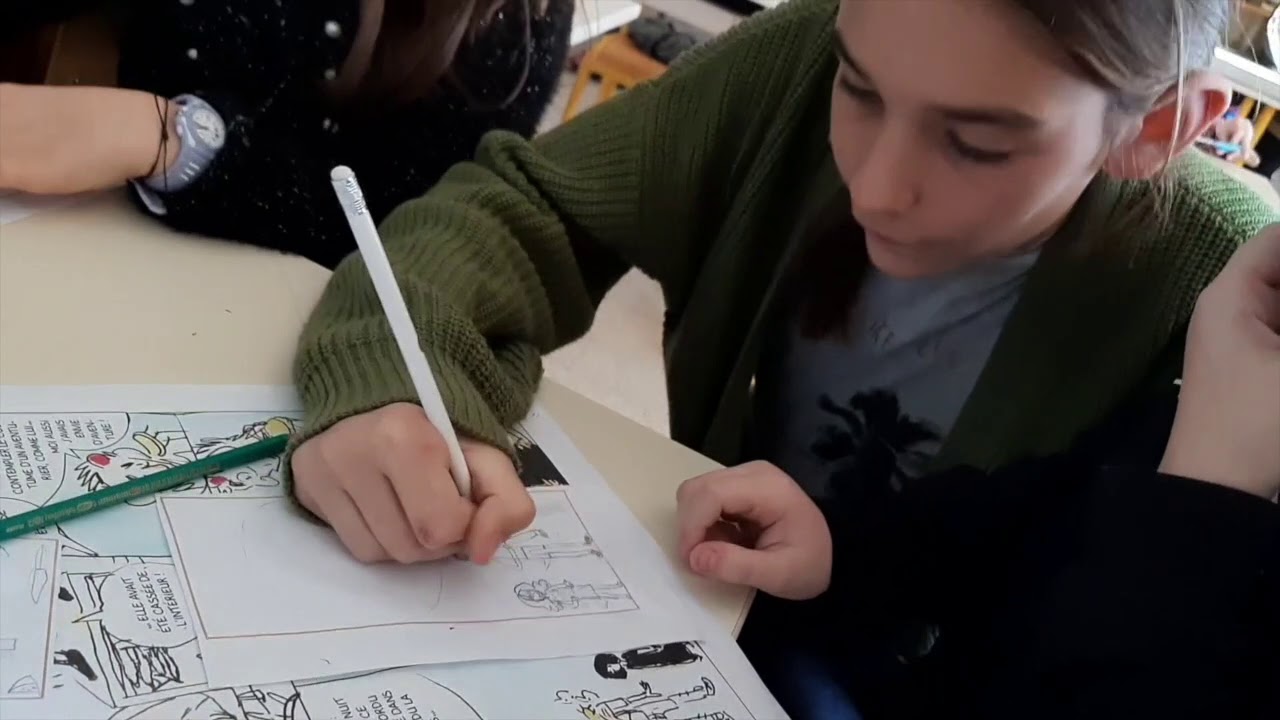 VIDÉO. Bastia : initiation au dessin pour les élèves de Campanari