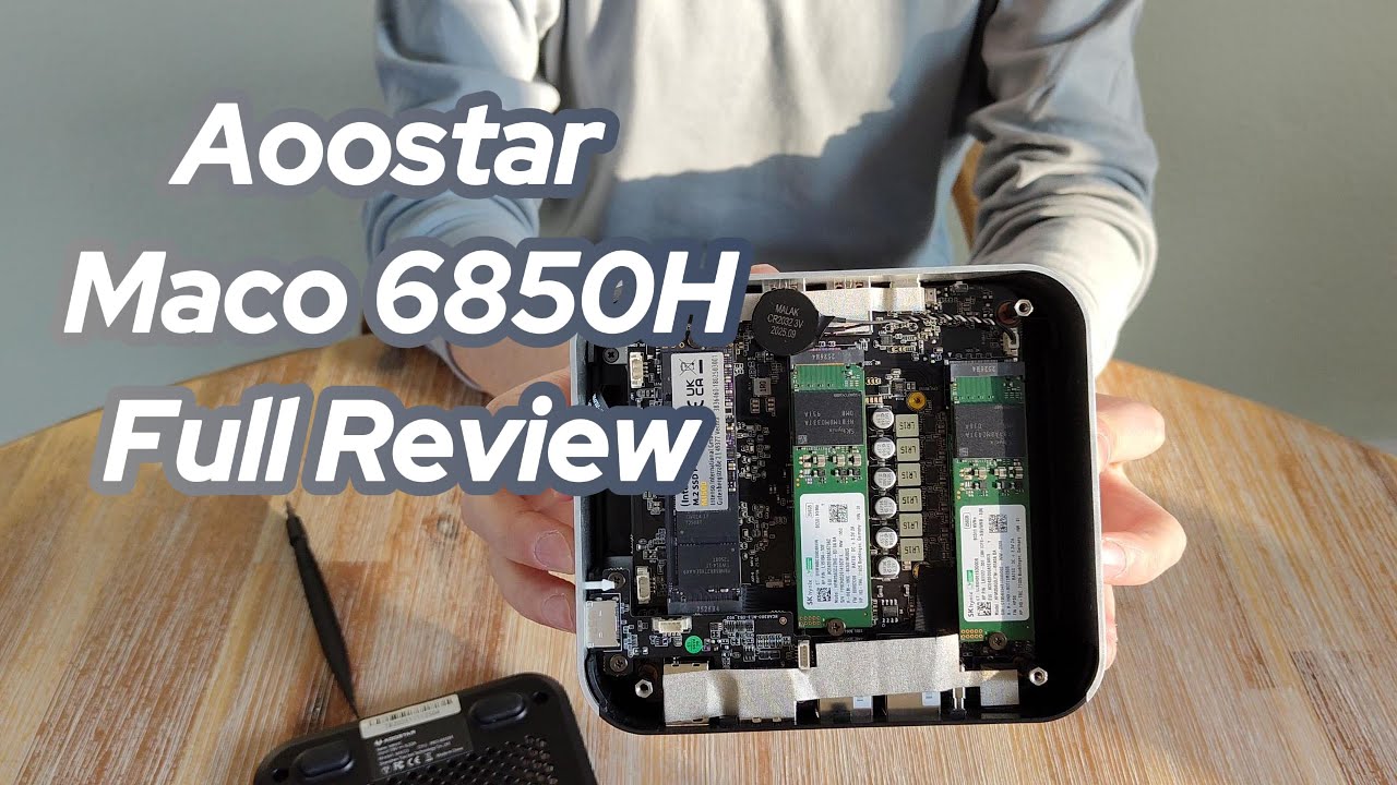Aoostar Maco 6850H Review – A Powerful Mini PC for Productivity & Homelab