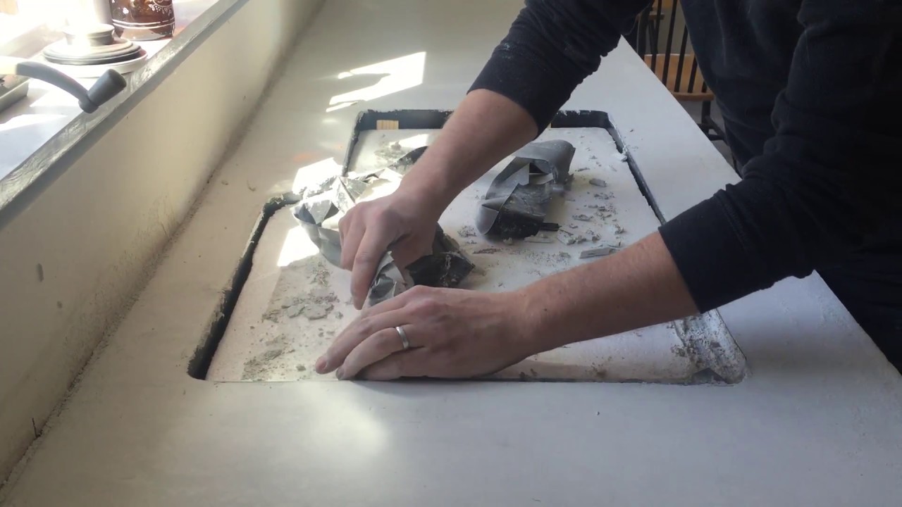 Kitchen Renovation | Concrete Countertops - Sink Form
