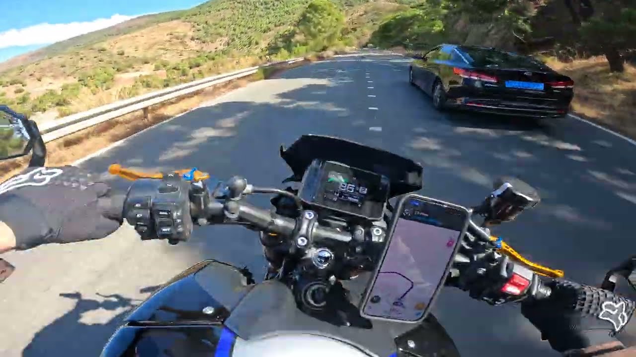 UK to Spain Motorcycle Part 5 - MT09SP - Marbella to Ronda - A397