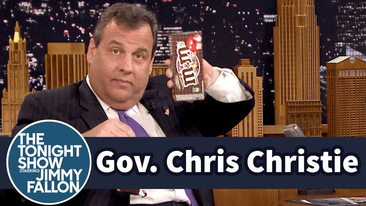 Gov. Chris Christie Defends His M&M's Eating Style