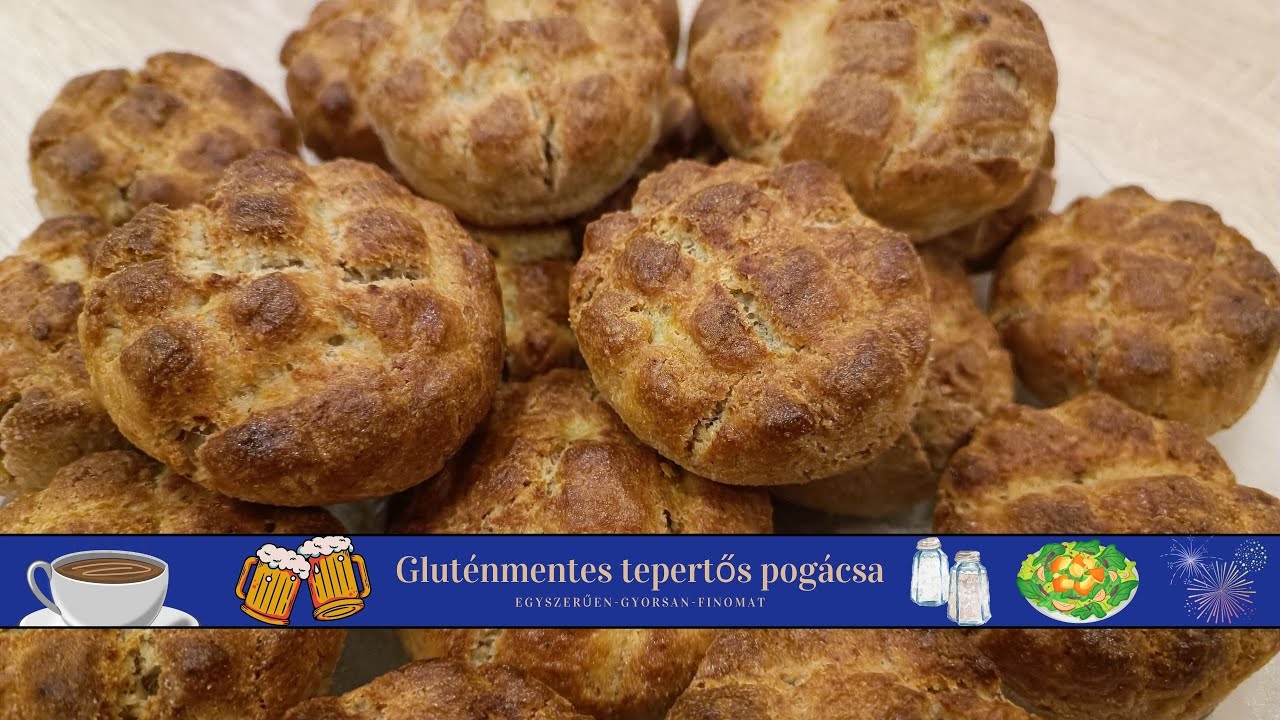 SZUPER EGYSZERŰ ÉS VILLÁMGYORS GLUTÉNMENTES TEPERTŐS POGÁCSA 🧡🎀 | GLUTEN-FREE CRACKLING SCONES 🧡🎀