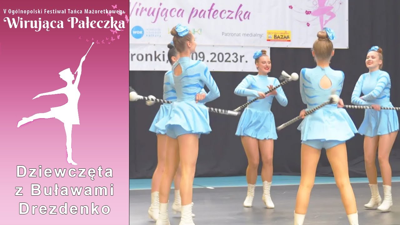 Dziewczęta z Buławami Drezdenko ◾ Seniorki ◾ Mini formacja buława ◽ Wirująca Pałeczka ◽ Wronki PL