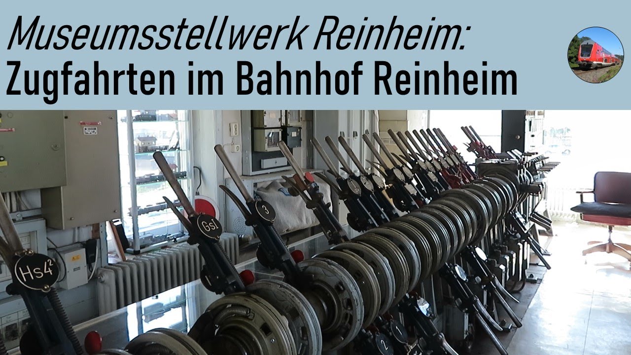 Museumsstellwerk Reinheim: Zugfahrten im Bahnhof Reinheim
