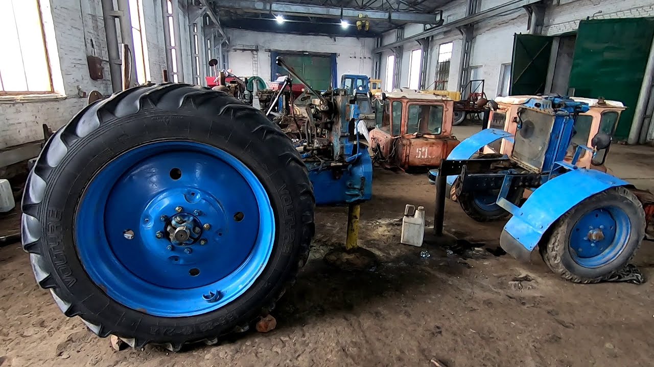 МТЗ 80 Полевая сварка Ремонт передней балки (9 часть)