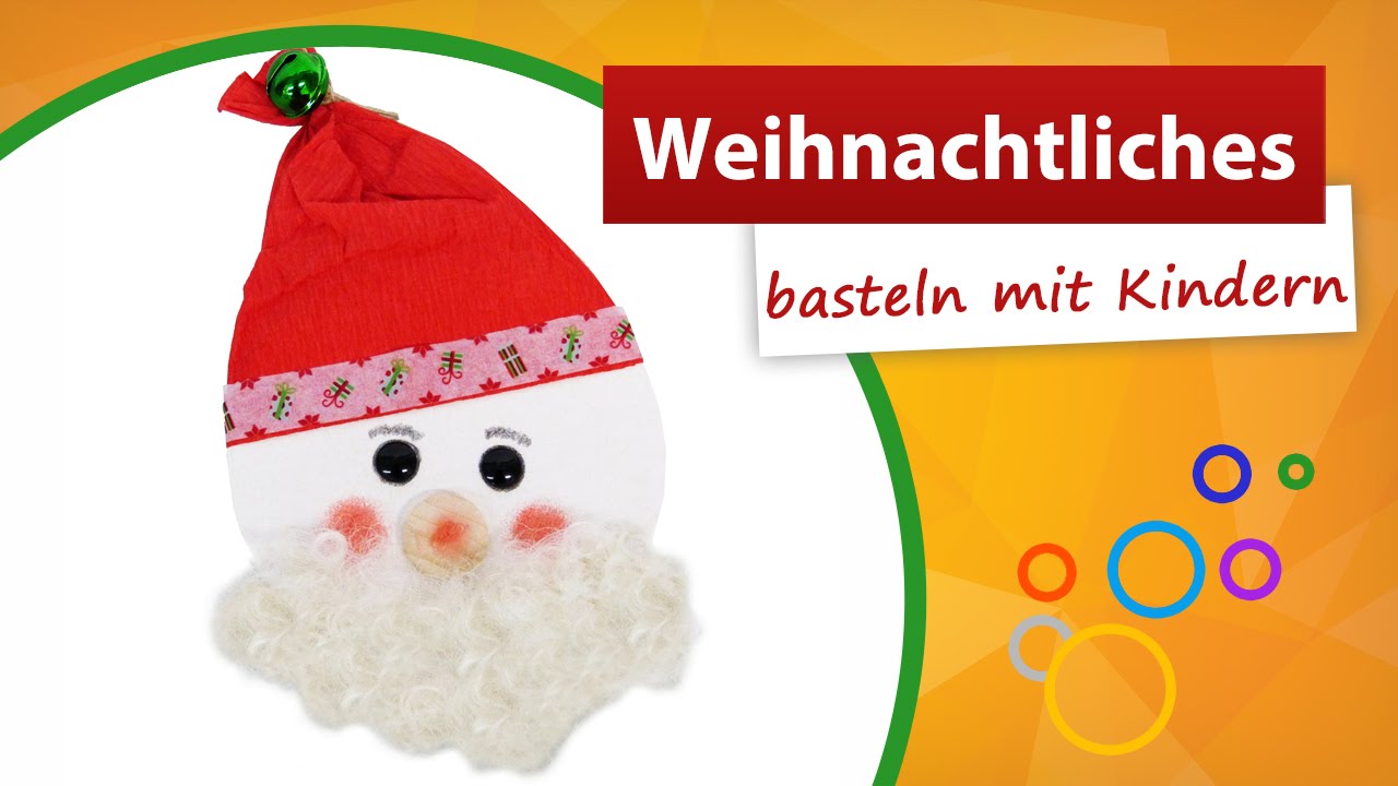 Weihnachtliches basteln mit Kindern ★ Nikolaus Bastelidee - trendmarkt24