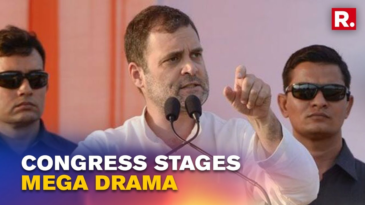 National Herald Scam: Rahul Gandhi Starts Marching Towards ED Office; To Be Grilled in graft case