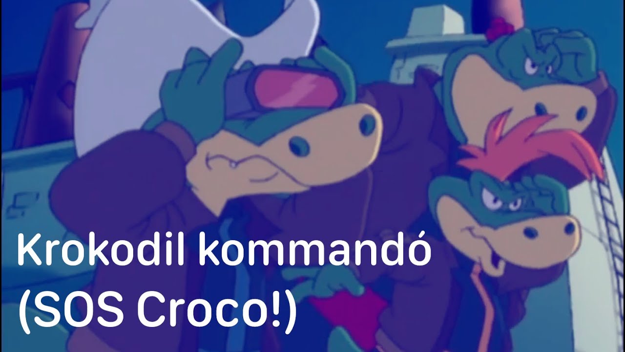 Régi rajzfilm bemutató: Krokodil kommandó (SOS Croco!)