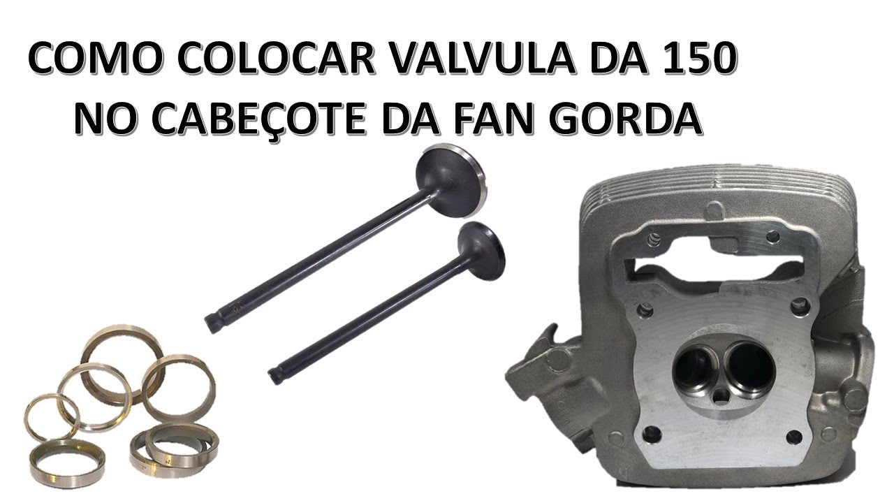 INSTALANDO VALVULA DA 150 NA FAN 125 MANCA DICAS