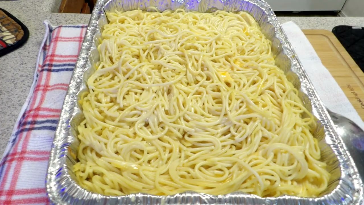Домашние сырные макароны