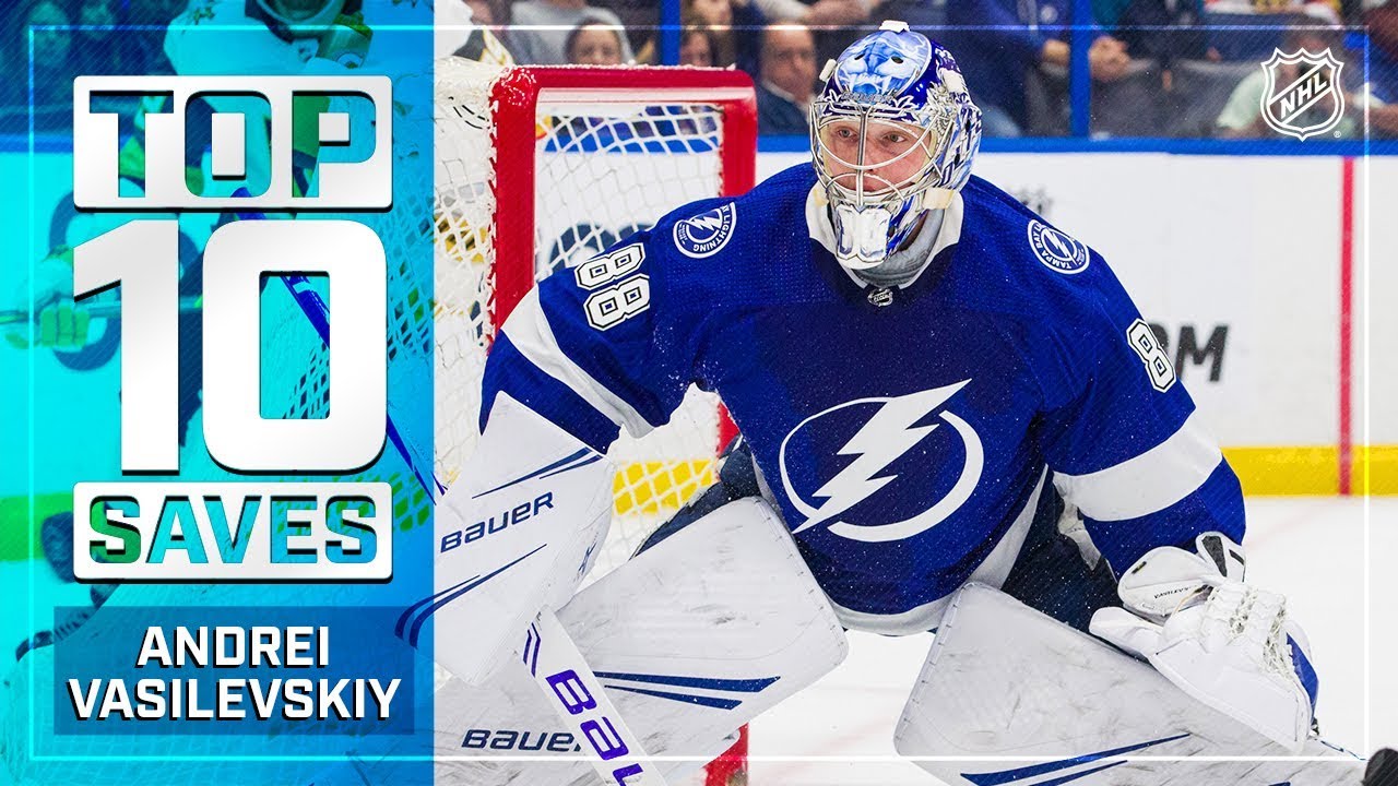 Top 10 Andrei Vasilevskiy saves from 2018-19