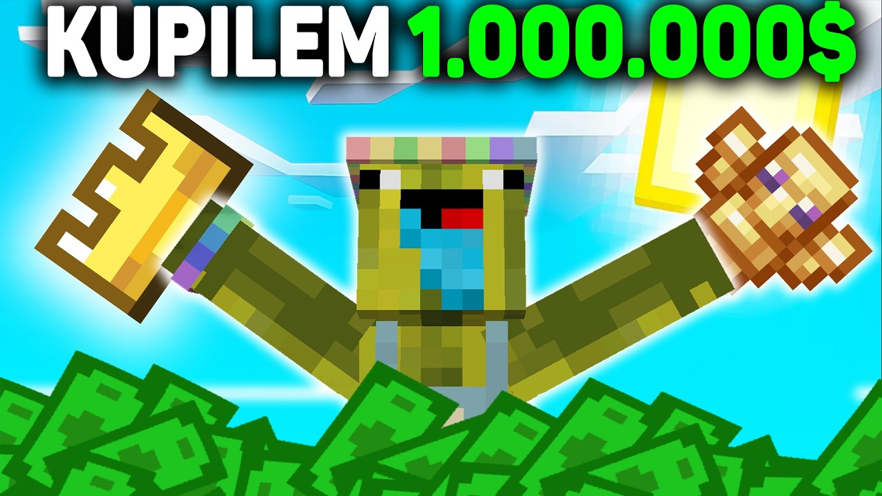 KUPIŁEM 1.000.000$ I ZDOMINOWAŁEM SERWER NA NAJLEPSZYCH CHEATACH W MINECRAFT! - ANARCHIA.GG