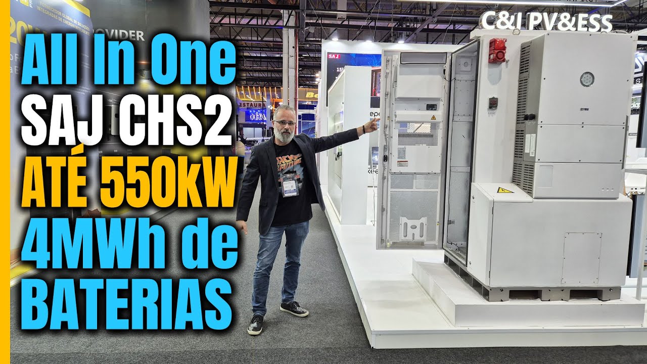 Novidade: Híbrido All-In-One CHS2 SAJ até 4MWh de Baterias para Aplicações C&I | Inter Solar 2025
