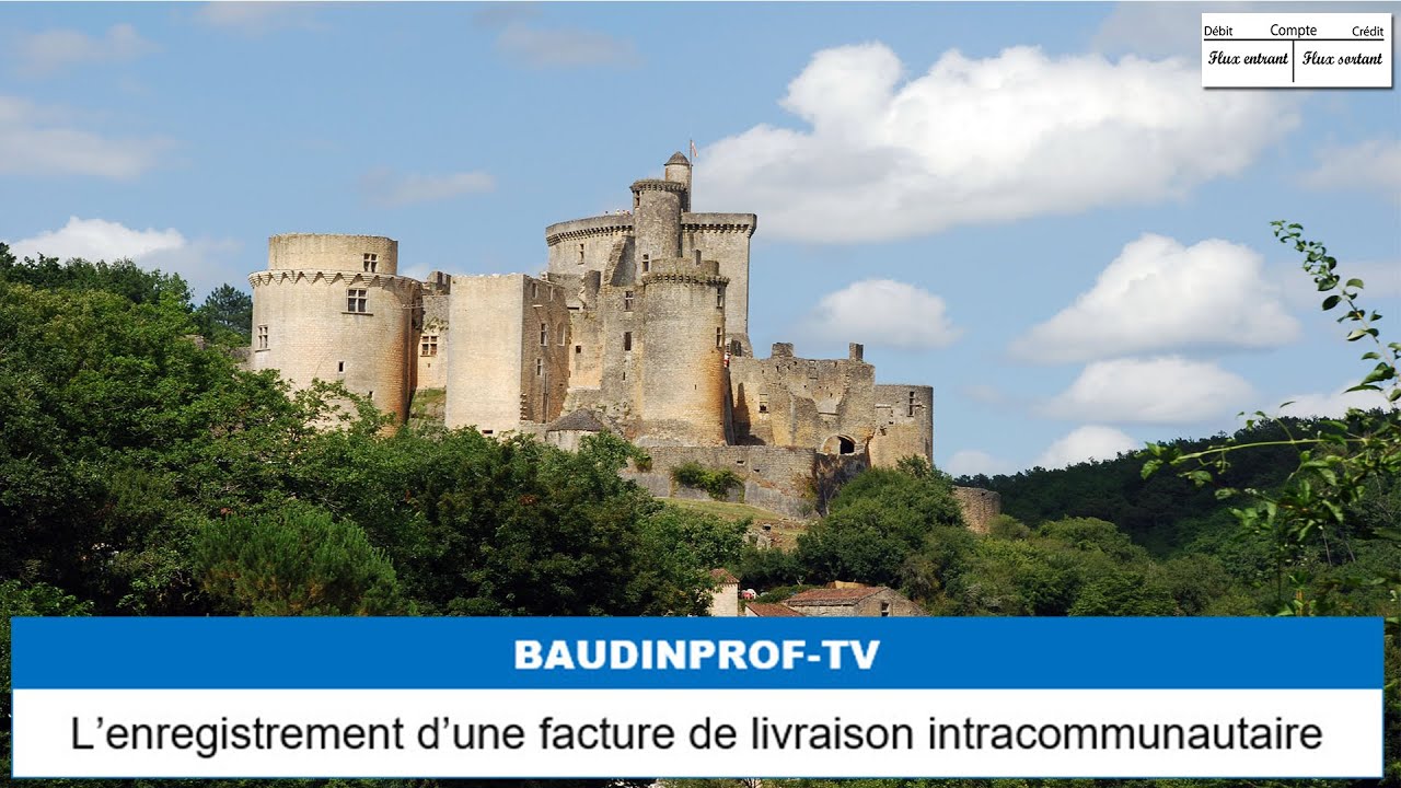 Enregistrement d'une livraison intracommunautaire