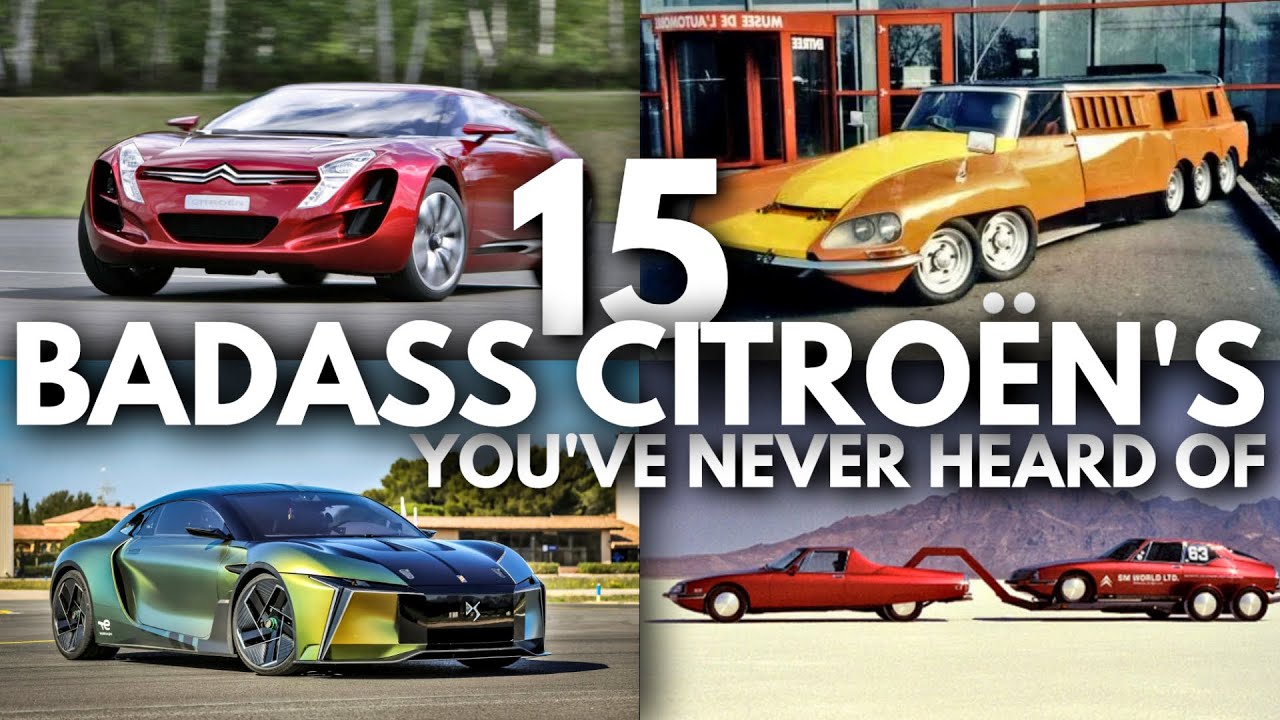 15 крутых CITROEN, о которых вы никогда не слышали | Забытые концепт-кары | Раллийные автомобили ...