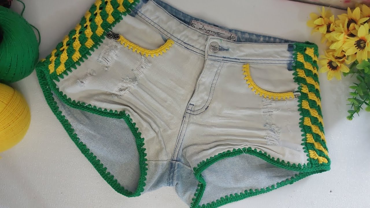 Customização em crochê copa do mundo