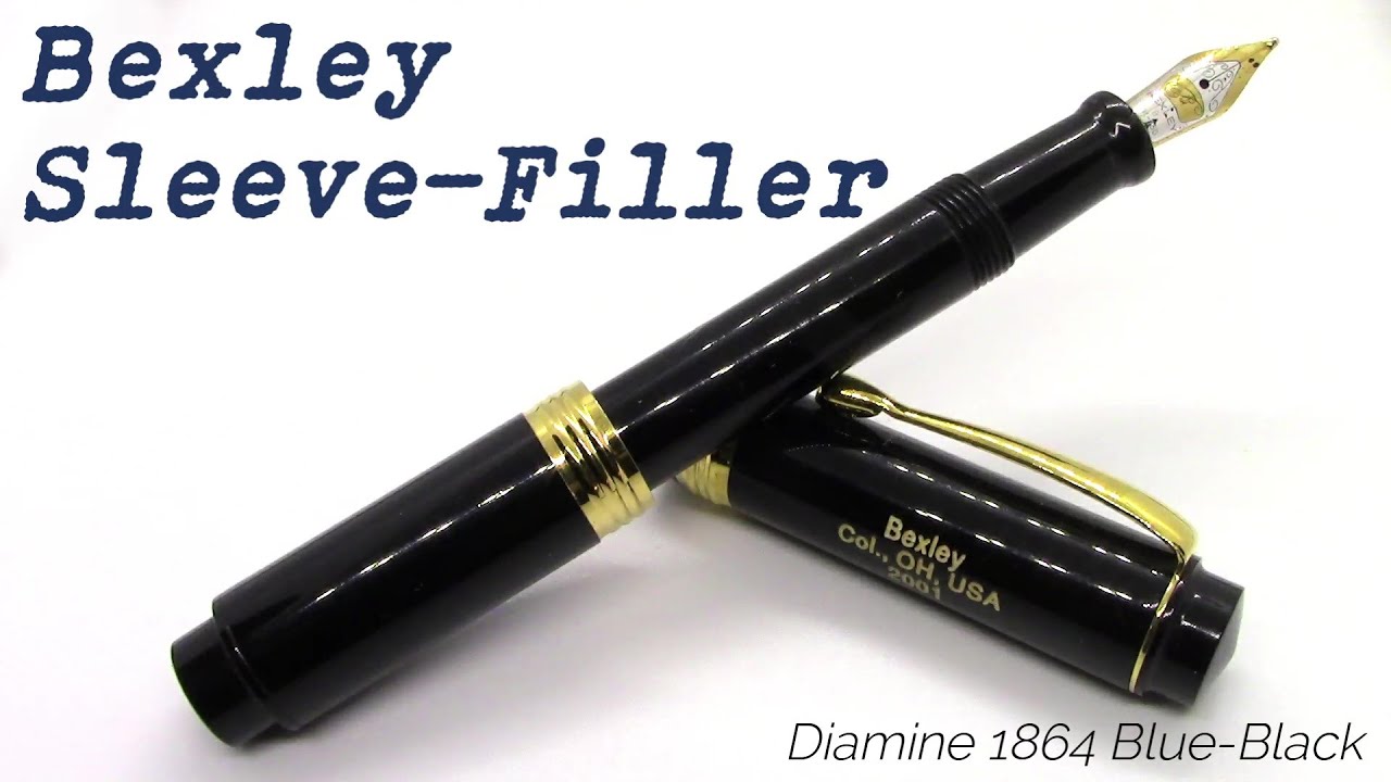 Bexley Sleeve Filler / Diamine 1864 Blue-Black / Fountain Pen Review