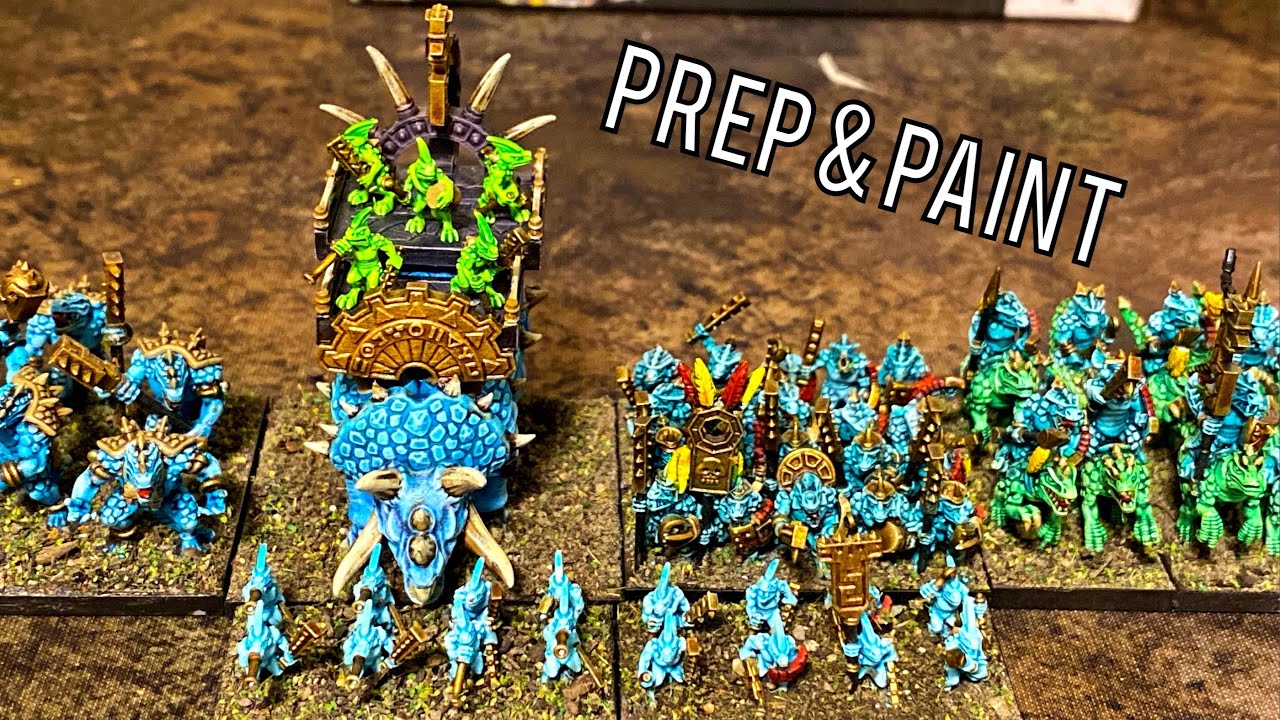 Prepping and painting small 3D printed Minis