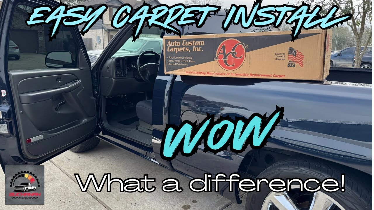 Installed the ACC Replacement Carpet 99-07 Silverado / Sierra - Replaced the rubber floor lining