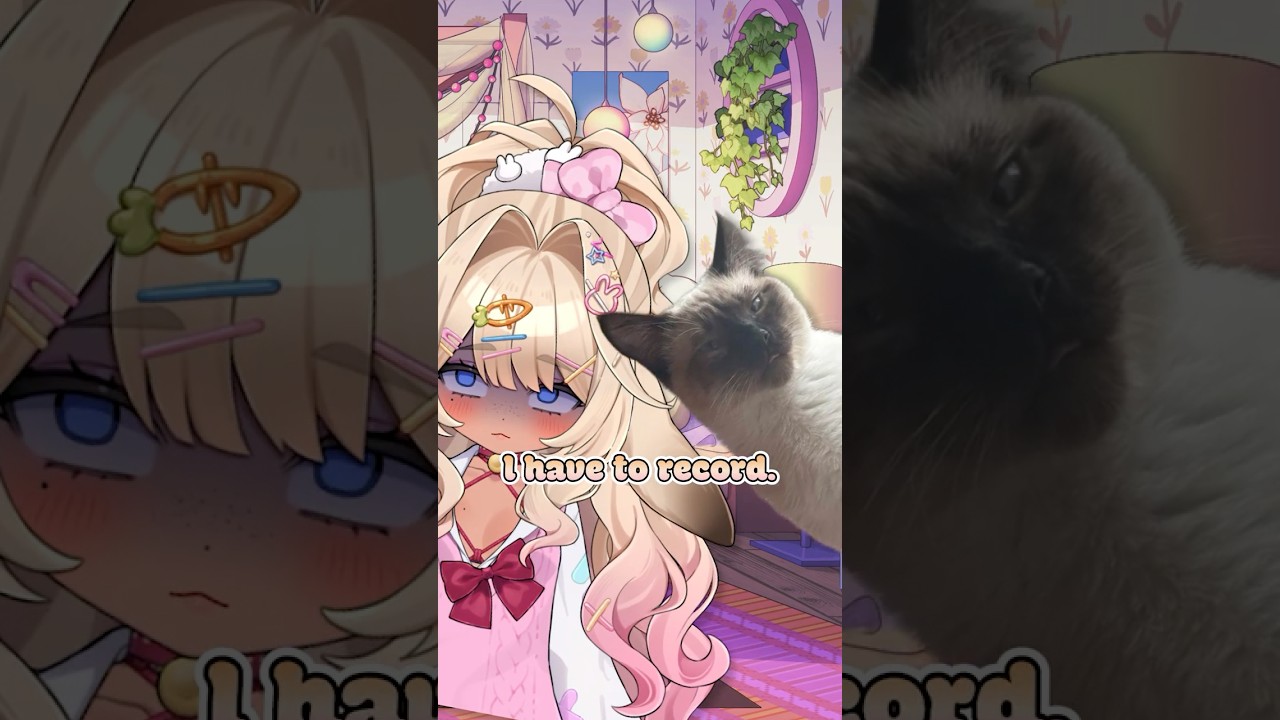 Почему мои кошки так делают? #шорты #кошки #vtuber #кошачьишорты