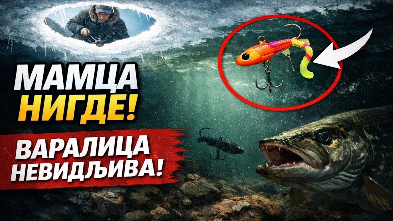 ПРЕСТАНИТЕ ДА БАЦАТЕ ПАРЕ! Ево зашто риба под ледом НЕ ВИДИ ваше шарене мамце