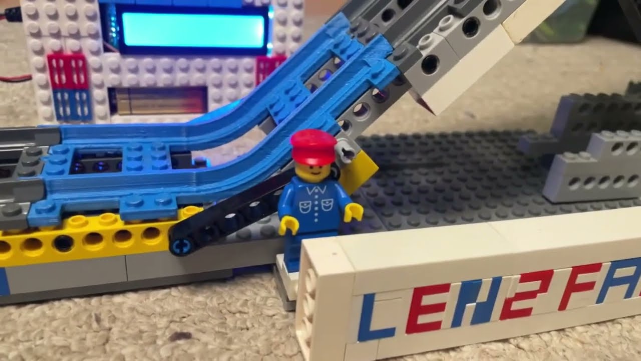 My Physics-Fair Winning Lego Eddy Current Rollercoaster Project (with Sound)