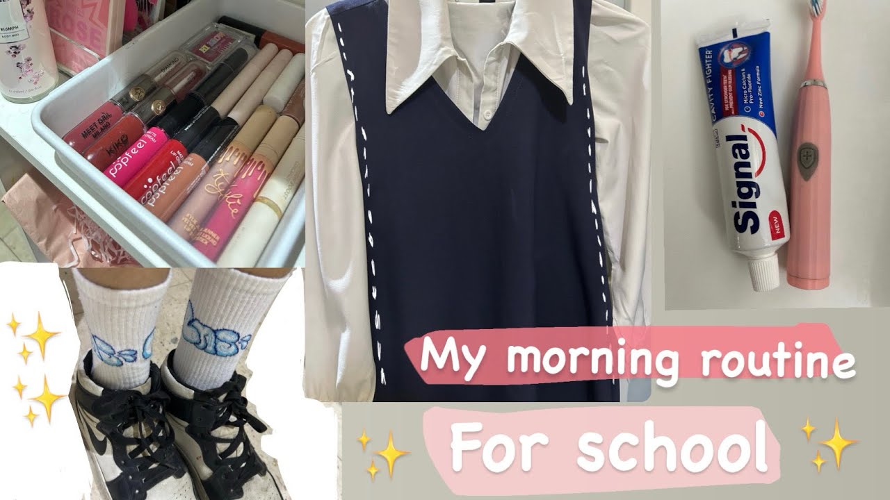روتيني الصباحي للمدرسة ❤️‍🩹✨🌈 my morning routine