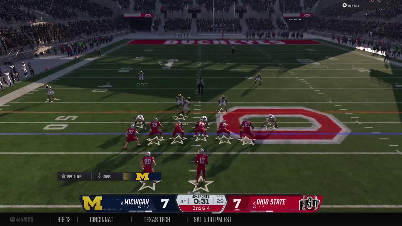 Michigan vs Ohio State