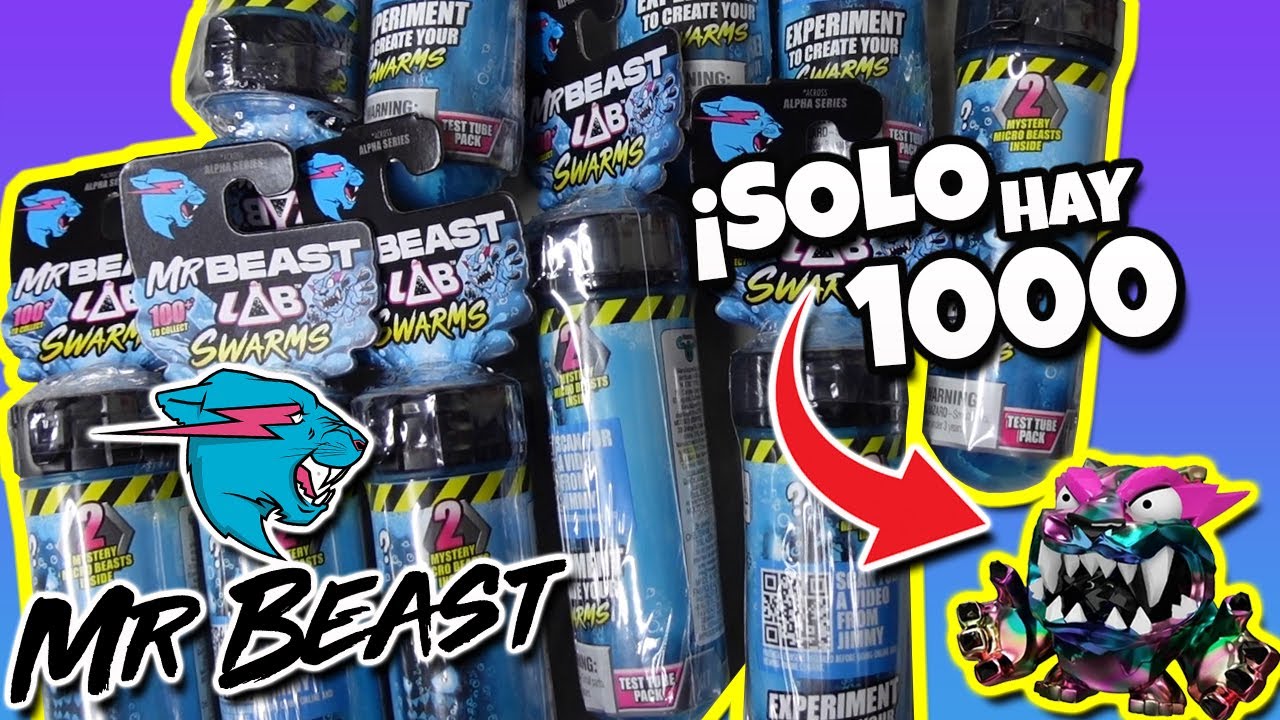 Abri las figuras sorpresa MrBeast Lab Swarms 😱