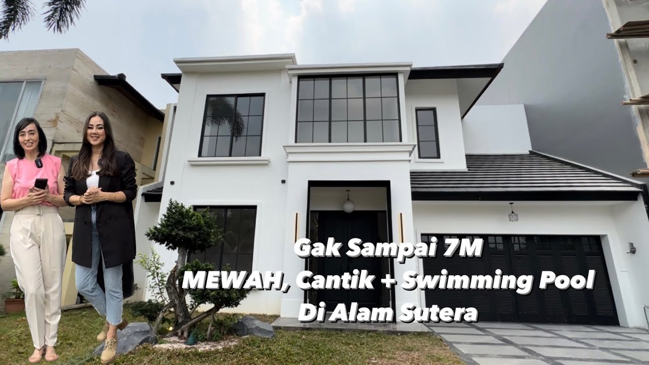(SOLD) Rumah Mewah Plus Kolam Renang Di Alsut Cuma 6M an aja!