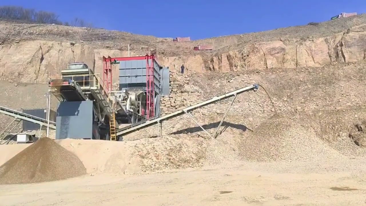 Daily maintenance and calibration keep the crushing production line running stably on site.