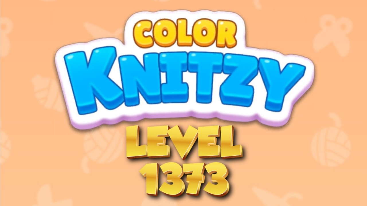 Color Knitzy level 1373 👉 Full Walkthrough & Puzzle Solution