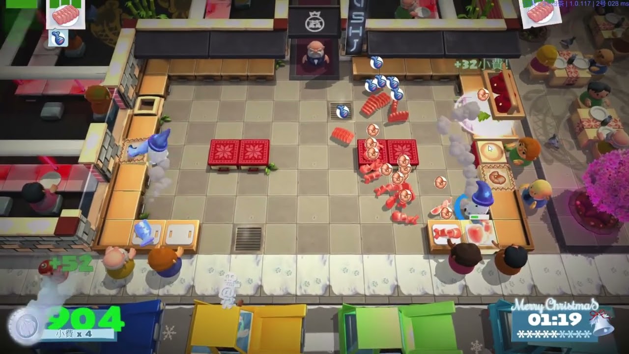 Overcooked!2 story1-1 4036 79orders 2Players