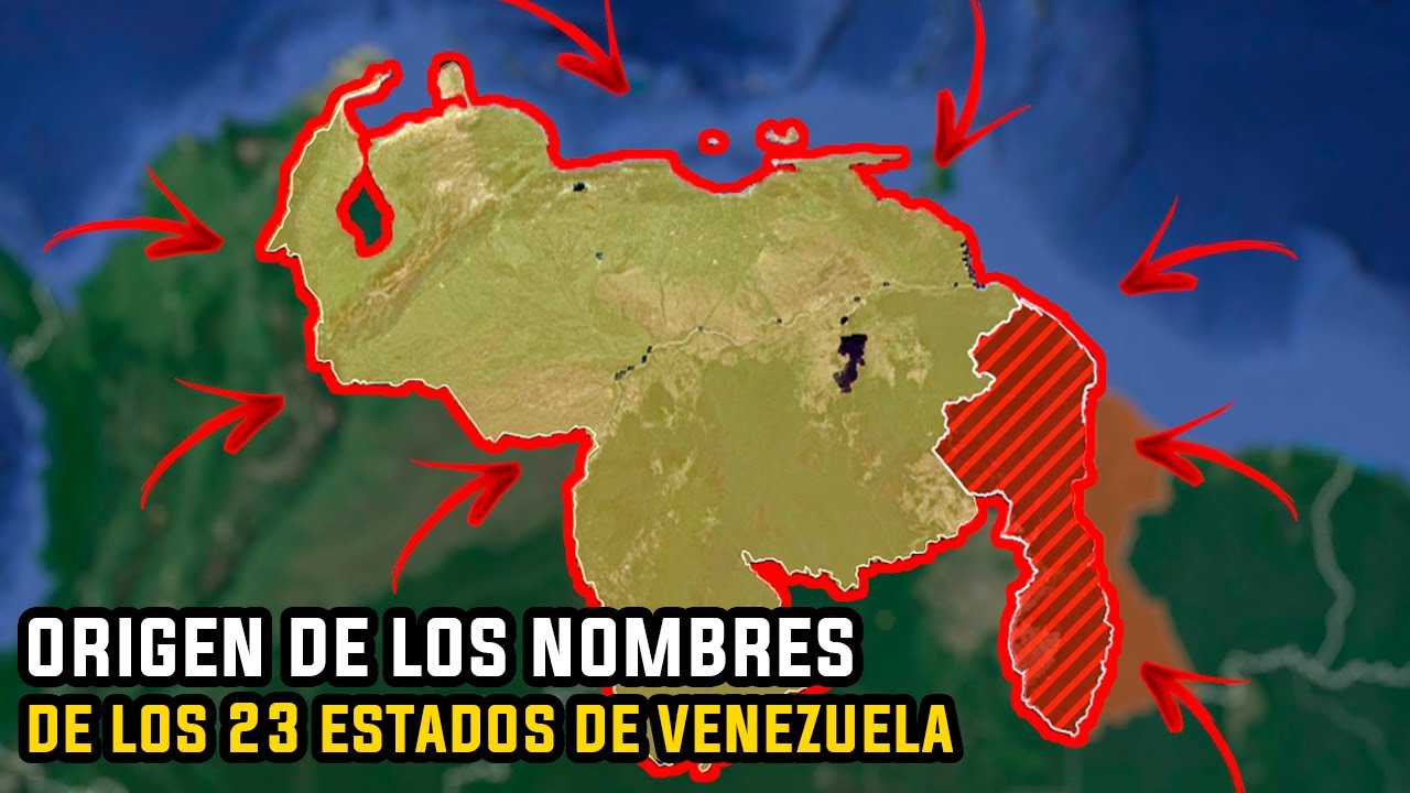 Cada ESTADO de VENEZUELA y el SIGNIFICADO de sus NOMBRES